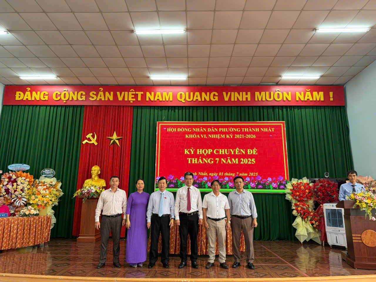 HĐND phường Thành Nhất khóa VI, nhiệm kỳ 2021 – 2026 tổ chức kỳ họp chuyên đề tháng 7 năm 2025